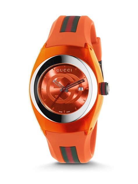 gucci orange watch|Gucci unisex watches.